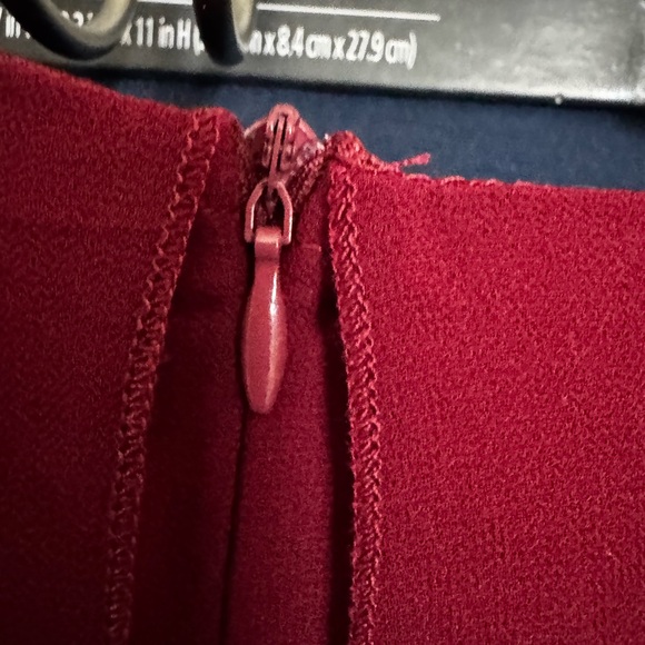 Mainstays Red Long Sleeve Cape Dress - Picture 6 of 8